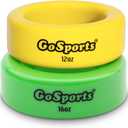 GoSports Baseball and Softball Bat Weights - 2 Pack Baseball Donuts - 16 oz & 12 oz