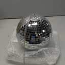 Mirror Disco Ball Set with Extention Chain and Hooks 8 inch