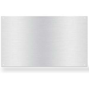 12" By 30" Stove Backsplash Splatter Guard Range Hood Back splash Wall Shield Metal Panel, Easy Clean and Install, Stainless Steel (12" x 30")