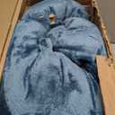 39.4 Inch XXL 15% Chubbier Weighted Giant Shark Stuffed Animal,Soft Chonky Shark Toys Shark Plush Pillows Stuffed Shark for Brave Boy's and Girl's Room Dcor,Perfect Stress Relief for Women (Blue)