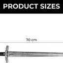 Medieval Knight Sword LARP Soft Sword for Halloween Cosplay