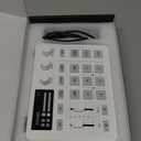 SINWE G1 Gaming Audio Mixer, RGB Audio Interface with Pro-preamp,Bluetooth, Streaming PC Mixer with XLR/48V Phantom Power for Live Streaming, Podcasting, Content Create, Gaming(White)