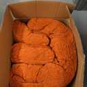 MAXYOYO Boneless Sofa Couch, Loveseat for Small Space, Tufted 2-Seater Floor Couch Bean Bag Chair for Living Room Bedroom Apartment, Sofa in a Box, No Assembly Needed, Orange