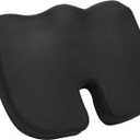 VEVOR Seat Cushion, Memory Foam Seat Chair Cushion for Pressure Relief, Soft & Breathable Wheelchair Seat Pad with Removable Cover for Travel, Office, Car, Airplane - Lightweight and Portable