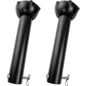 2 Pcs 6 inch Ceiling Fan Downrod with Ball Head,1-inch OD Ceiling Fan Extension Rod,Non-Threaded Universal Downrod for CeilingFan With Hanger Pin Suitable for a Wide Range of Fans