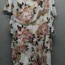 S.L. Fashions Womens Floral Tiered Spring/Summer Wedding Guest, Cocktail Dress, Special Occasion (Plus Size)14W