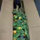 Jexine 2 Pack Artificial Lemon Tree 5 ft Tall Fake Plant Pre Potted Faux Lemon Tree Realistic Fruits for Indoor Home Decor Office Living Room