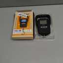 Digital Fish Scale Hanging Scale Fishing Scale, SKEAP 110lb/50kg Luggage Scale, Fish Weighing Scale, Upgrade Large Handle & Backlit LCD Display, Black, Fishing Gifts for Men, Black