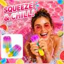2PCS Ice Cream Squeeze Squishy,Ice Cream Squeeze Toys,Slow Rise Sensory Fidget Toy for Stress & Anxiety Relief,Summer Sensory Stress Relief Toy,Holiday Party Favors