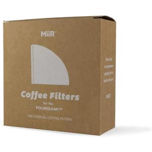 MiiR Coffee Filters, 100 Count - Premium Paper Coffee Filter for Consistent Flavor and Easy Cleanup, Ideal for Pour-Over Coffee Lovers