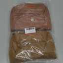 2 Pack Dog Hoodie Warm Hood Dog Sweater Cold Weather Small Dogs Sweatshirt Comfort Pet Clothes for Small Medium Dogs with Pockets (Coffee+Khaki, M (Back: 11.4",Chest: 16.9", 5.8-8.8 lbs))