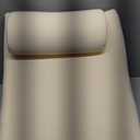 Vekkia 21 Extra-Wide Back Pillow with Adjustable Headrest, 2-in-1 Ergonomic Dual-Layer Wedge Backrest for Sitting/Reclining, Lumbar & Neck Support, Bed, Sofa & Floor, Reading, TV, Lounging & Gaming (Beige/Camel)