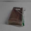 ALELION Acacia Wood Bathroom Storage Basket for Organizing - Toilet Paper Basket with Handle for Back of Toilet Tank Top Topper - Small Narrow Baskets for Kitchen Pantry Garage Laundry Room Storage