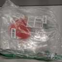 Kolldenn 12 Pcs Mother's Day Heart Gift Bags Bulk  Clear PVC Bags with Handle, Reusable Treat Tote for Mother Women Weddings Birthdays Anniversaries Party Favors (Red, 9.84"x 9.84"x 3.54")