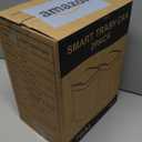 Vanpopubs 2 Pack 2.7 Gal Bathroom Trash Can with Lid, Automatic Trash Can Small Smart Garbage Can Touchless, Slim Motion Sensor Waterproof Plastic Trash Bins for Bedroom Office Kitchen Toilet (White)