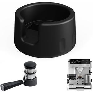 Coffee Tamper Base Compatible with Ninja Espresso Machine ES601 Coffee Handle, Made of Black Non-Slip Silicone for Ninja Luxe Cafe Machine Accessories