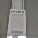 UKFGXWER Cordless Zebra Blinds for Indoor Windows,54" W x 72" H,White