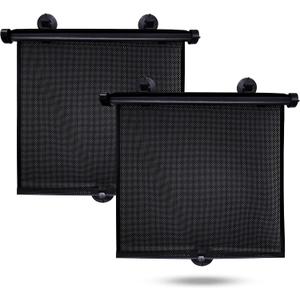 EcoNour Car Window Shades for Windows (2 Pack) | Shade Automotive Interior Sun Protection Large Offers Complete from UV Rays and Glare 18" x 20"