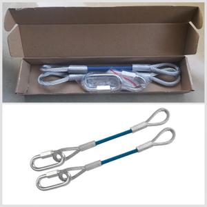 Trailer Safety Cables Extension 12 inch for Towing Bar12000 Lbs Loading (One Pairs)