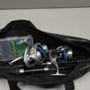 Fishing Pole Combo Set 6.9ft 2PCS Telescopic Fishing Rod and Reel Combo with Fishing Pliers and Lip Gripper Collapsible Fishing Rod and Reel Kits for Bass