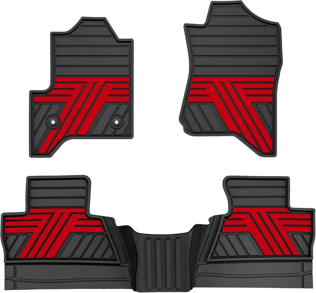 Multi-Color Floor Mats for Chevy Silverado GMC Sierra 2014-2018 Crew Cab