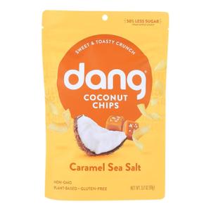 Dang Caramel Sea Salt Toasted Coconut Chips, 3.17 Ounce -- 12 per case. by Dang, Best By: 01/09/2025
