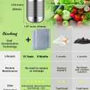 2 x Refrigerator Odor Eliminator Fridge Deodorizer 2Pcs, Activated Carbon, Lasts 10 Years