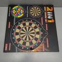 HELLO PAPAYA Magnetic Dart Board - 12Magnetic Darts+12Sticky Balls+40 Foam Dart,Fun for Family Game and Party with Friends, Christmas Birthday Gifts Toys for 3-12 Year Old Boys (Large)