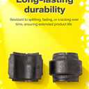 Generic Front Stabilizer Bar Bushings Fit for 2016-2021 Civic - Durable Rubber, Black, Upper and Lower Parts, Pair Replacement Recommended