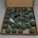 Tessco 36 Pcs Mini Floral Foam Holder Round Floral Foam with Green Arrangement Wire Arrangement Supplies for Table Wedding Wine Bottle Decor