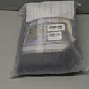 TheFitLife Double Door Magnetic Screen - Mesh Curtain with Full Frame Hook & Loop Powerful Magnets, Snap Shut Automatically for Patio, Sliding Or Large Door, Black Fits Doors up to 72''x80'' Max