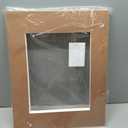 16x20 Picture Frame Light Brown, Display Pictures 11x14 with Mat or 16x20 without Mat, Photo Frames Wall Gallery, 1 Pack