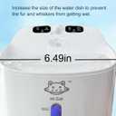 Cordless cat Water Dispenser, 2.2L pet Water Dispenser, Battery Powered, Indoor Rechargeable cat Water Dispenser with Motion Sensor, Ultra-Silent Water Pump, ABS Material BPA Free