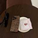 Retro Cheetah Leopard Print Phone Case for iPhone 14 Pro 6.1in,Vintage Amber Tortoise Shell Trendy Cool Girl Full Camera Protective Cover for iPhone 14pro 6.1"