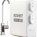 KOVIET U1 Pro Reverse Osmosis System, 800GPD Tankless Reverse Osmosis Water Filter, 10-Stage Under Sink RO Water Filtration System, NSF/ANSI 42&58 Certified with Smart LED Faucet, 3:1 Pure to Drain