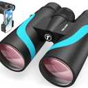 15x55 HD Binoculars for Adults High Powered,8 Wide Angle Binoculars,367/1000yds,BAK4 Prism FMC Lens,IPX7 Waterproof Binoculars for Bird Watching Hiking Travel Sports with Phone Adapter