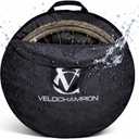 VeloChampion Waterproof Bicycle Wheel Bag Storage Cover | Mountain, Road, Gravel or Kids BMX | 650b. 700c. 16 20 24 26 27.5 29 Bike Wheelset Transport Travel Case