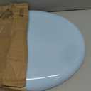 Bemis Classic Colors Slow Close Toilet Seat, Easy Clean Hinges and Durable Plastic Seat, Made in USA, Round, Dresden Blue