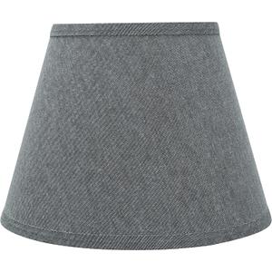 Aspen Creative 58853 Transitional Hardback Empire Shape UNO Construction Lamp Shade in Grey, 10" Wide (6" x 10" x 7 1/2")