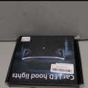 Car LED Hood Light Strip, 70 Inch 12V Flexible Waterproof Daytime Running Lights for Car, Universal Engine Cover Decoration Accessories for Cars, SUVs, Trucks, Dynamic Scan Start-up Effect (White)