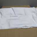 6-Pack White Round Tablecloths, 132 Inches, Stain-Resistant Polyester for 6-8 Ft Round Tables - Washable Table Covers for Weddings, Banquets, Birthday Parties, Events