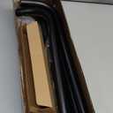 Black Curtain Rods for Windows 28-48Inch Heavy Duty French Return Rod, Wrap Around Blackout Curtain Rods, Adjustable Room Darkening Drapery Rod for Bedroom, Living Room, Sliding Door & Outdoor Patio