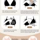 Sticky Bra Inserts Push Up - Double Sided Adhesive Breast Pads,Breast Enhancers for Bikini Bathing Suit Sports Bra (Beige)