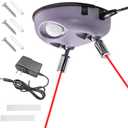 Parking Guide Assist Laser Sensor, 360 Degree Adjustable Laser Head Car Garage Sensor, Universal Dual Lasers Garage Sensors for Parking Guide, Parking Aid Car Accessories