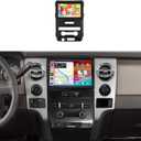 4G+64G Car Radio Stereo for Ford F150 2009-2014, 9inch IPS Touch Screen/Android 15/Wireless CarPlay/Android Auto/DSP 32 EQ/GPS Navigation/WiFi/5.0Bluetooth/FM/RDS/SWC/AHD Backup Camera