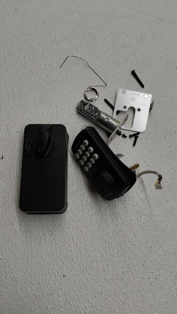 Keyless Entry Door Lock, Codes Key APP Control IP54 Door Keypad Lock, Multifunctional Home Security Lock Electronic Keyless Entry Lock for Apartment Short Term Rental Front Door