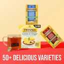 Twinings Decaffeinated Lady Grey Black Tea Individually Wrapped Bags, 20 Count (Pack of 6), Orange Peel & Lemon Peel, Enjoy Hot or Iced, 120 Teabags (EXP 02/12/27)