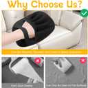 Pet Hair Removal Glove for Cats & Dogs, New Upgrade Efficient Grooming Gloves for Pet Hair, Reusable Pet Hair Remover Glove for Couch, Furniture, Carpet, Car Seat