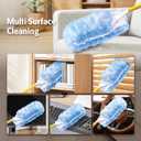 Duster Refill for Swiffer Duster, 50 Count Heavy Duty 2 Side 360 Duster Refills, 6X Microfibers, Disposable Multi Surface Dusters for Cleaning (Not Include Handle)