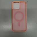 SUPFINE Magnetic for iPhone 16 Pro Max Case(Compatible with MagSafe)(Military Grade Drop Protection) Slim Translucent Matte Shockproof with Anti-Fingerprint Phone Case,Pink